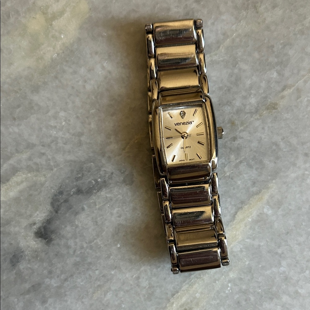 Venezia Silver-Tone Women's Watch